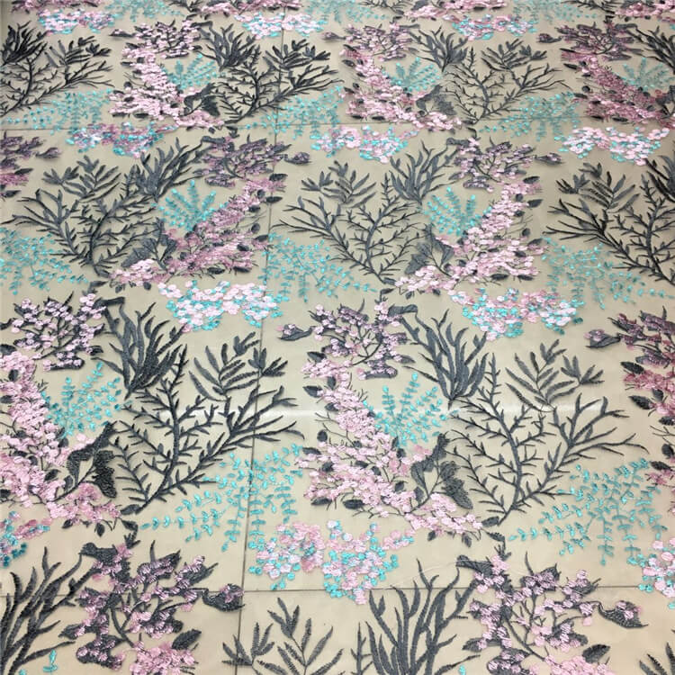 Embroidered Fabric Dress Women's Polyester for Women's Wear Wholesale 3